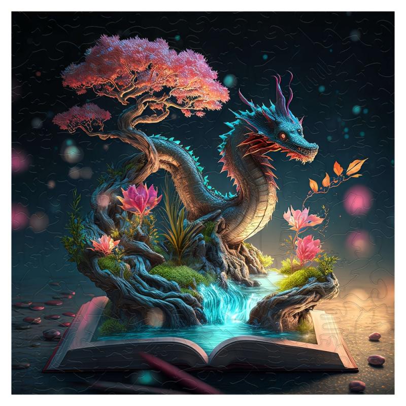 Dinosaur Tree Puzzle Magic Toy Irregular Wooden Puzzle Adult Gift