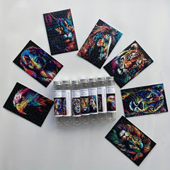 Colorful Animal Mini Puzzle Painting Toy