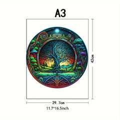 Magic Forest Small Tree Wooden Puzzles High Jigsaw Puzzles