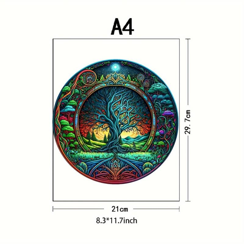 Magic Forest Small Tree Wooden Puzzles High Jigsaw Puzzles