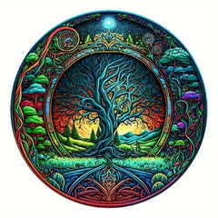 Magic Forest Small Tree Wooden Puzzles High Jigsaw Puzzles
