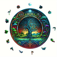 Magic Forest Small Tree Wooden Puzzles High Jigsaw Puzzles