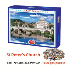 1000pcs Jigsaw Puzzles - Home Wall Decoration - Educational Toy - Birthday Gift
