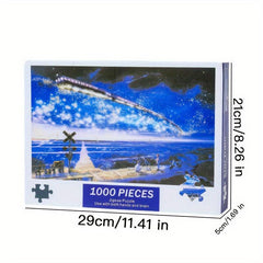 1000 Piece Starry Train Puzzle Game Toy