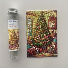 Mini Test Tube Puzzle Painting Jigsaw Toy Educational Game