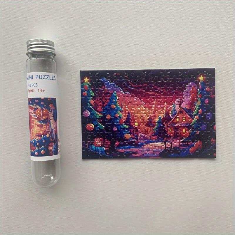 Mini Test Tube Puzzle Painting Jigsaw Toy Educational Game