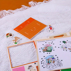 House Stereo DIY Puzzle Paper for Children