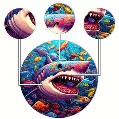 Shark Ocean Amusement Park Advanced Wooden Puzzle