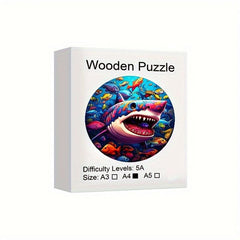 Shark Ocean Amusement Park Advanced Wooden Puzzle