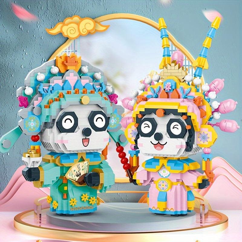 Panda Little Peanuts Micro Particle Building Blocks 1168pcs