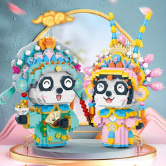 Panda Little Peanuts Micro Particle Building Blocks 1168pcs