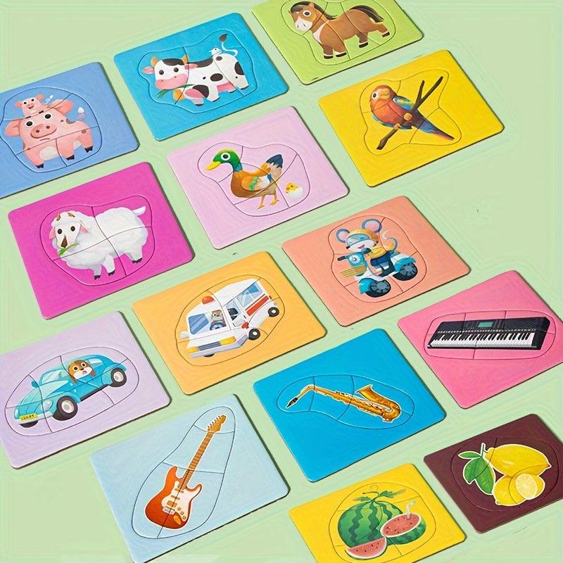 Kids Puzzle Board 5 Themes Baby Early Education Toys