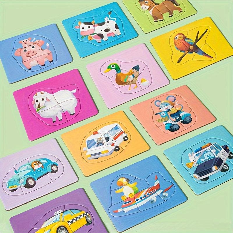 Kids Puzzle Board 5 Themes Baby Early Education Toys