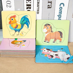 Kids Puzzle Board 5 Themes Baby Early Education Toys