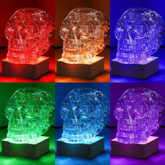 Skull Puzzle Light Gray Educational Jigsaw Puzzle Toys