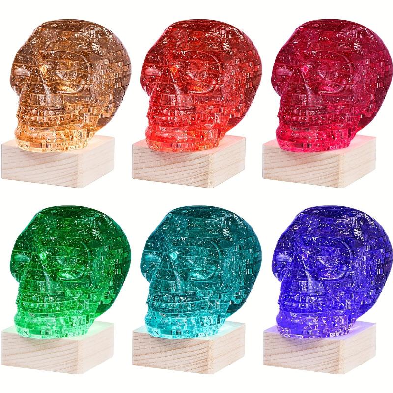 Skull Puzzle Light Gray Educational Jigsaw Puzzle Toys