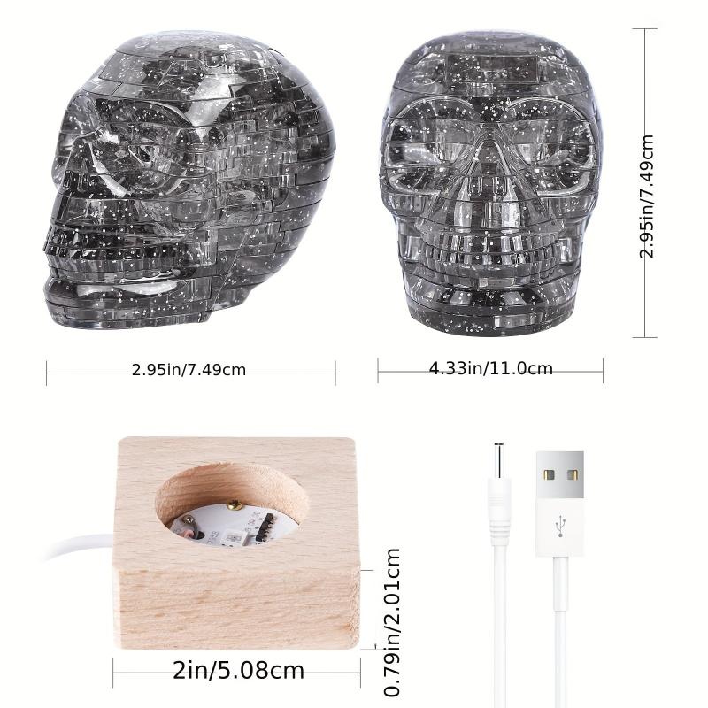 Skull Puzzle Light Gray Educational Jigsaw Puzzle Toys