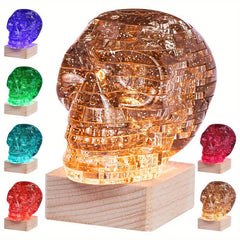 Skull Puzzle Light Gray Educational Jigsaw Puzzle Toys