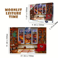 Moonlit Room Study Jigsaw Puzzle 1000 Pieces