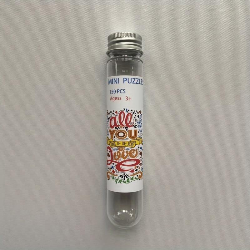 150pcs Test Tube Puzzle Painting Jigsaw Decompressing Toys Educational