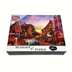 1000-Piece Street Corner Morning Jigsaw Puzzle