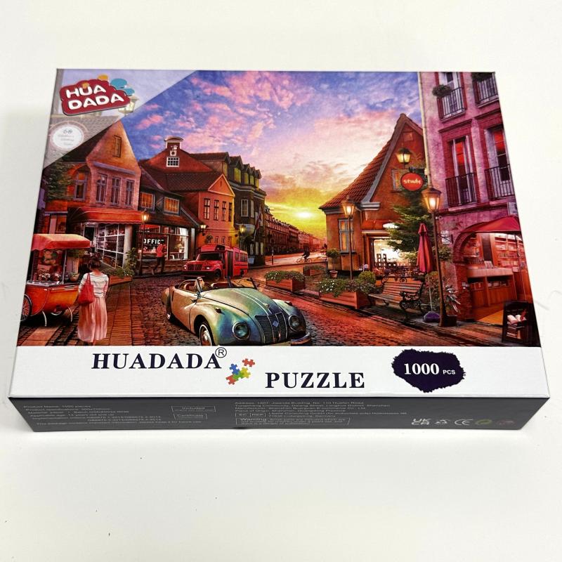 1000-Piece Street Corner Morning Jigsaw Puzzle