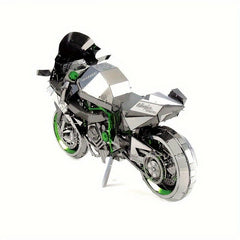 3D Assembled Motorcycle Toy DIY Metal Puzzle Model Gift