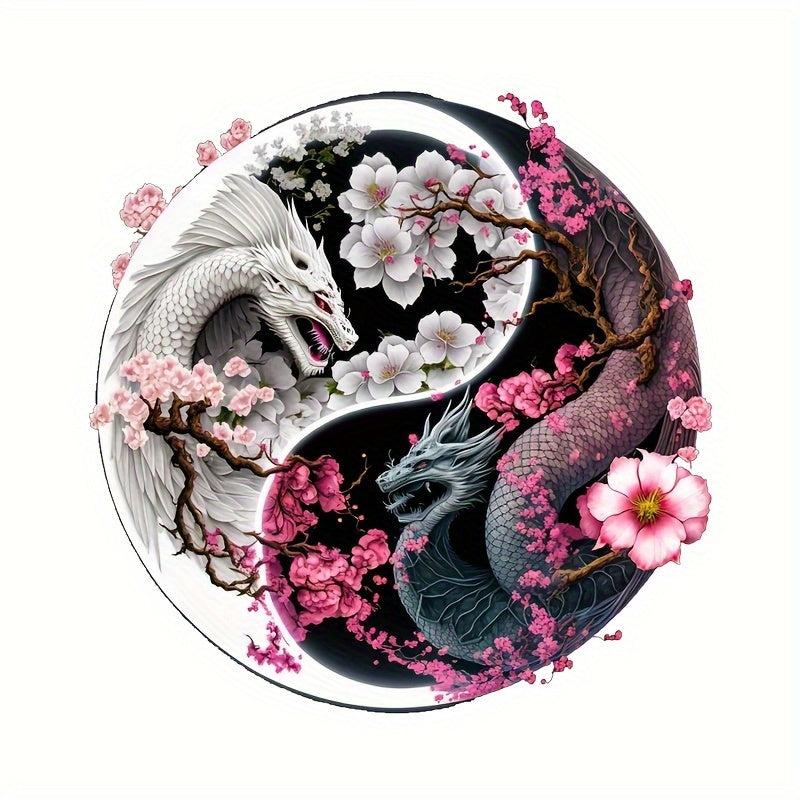 Dragon Wooden Puzzles Yin And Yang Art Halloween Christmas
