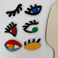 Kids' Puzzle Face Wooden Puzzle for Holiday Gift