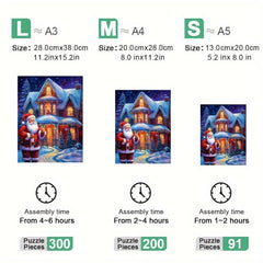 Christmas Animal Puzzle 1000 Pieces for Adults