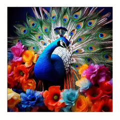 Wooden Peacock Shape Puzzle Game for Adults and Kids