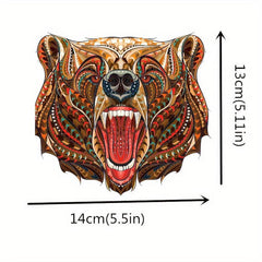 Wooden Irregular Puzzle Brown Bear Creative Gift