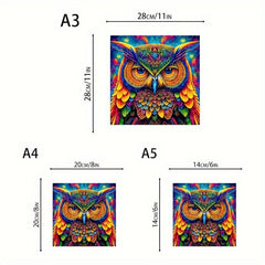 Owl Wooden Puzzle Animal Party Game Christmas Gift