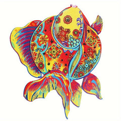 Fish Wooden Puzzles for Adults - Various Special Shapes - Birthday Party Games