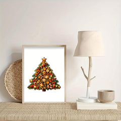 Wooden Puzzle Christmas Tree Gift Irregular Shape Puzzle