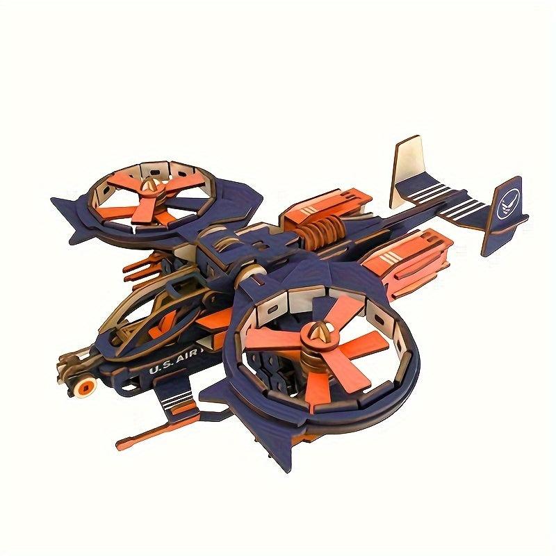 Armed Helicopter Military Theme Puzzle DIY Puzzle