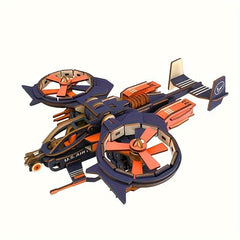 Armed Helicopter Military Theme Puzzle DIY Puzzle