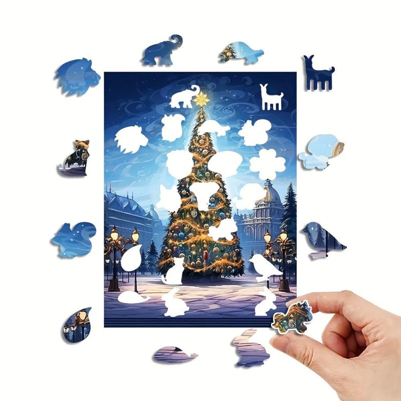 Christmas Puzzle Adult Animal Puzzle Holiday Entertainment Decompression