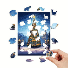 Christmas Puzzle Adult Animal Puzzle Holiday Entertainment Decompression