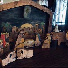 Easter Scene Wooden Puzzle Board Decorative Jesus Puzzle