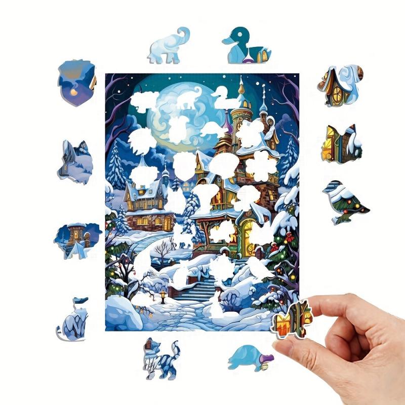 Christmas Animal Puzzle Holiday Entertainment Toy