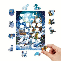 Christmas Animal Puzzle Holiday Entertainment Toy