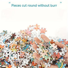 1000-Piece Landscape Painting Puzzle for Stress Relief and Creativity