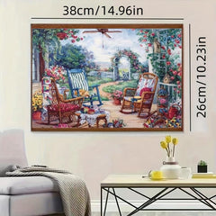 1000-Piece Landscape Painting Puzzle for Stress Relief and Creativity