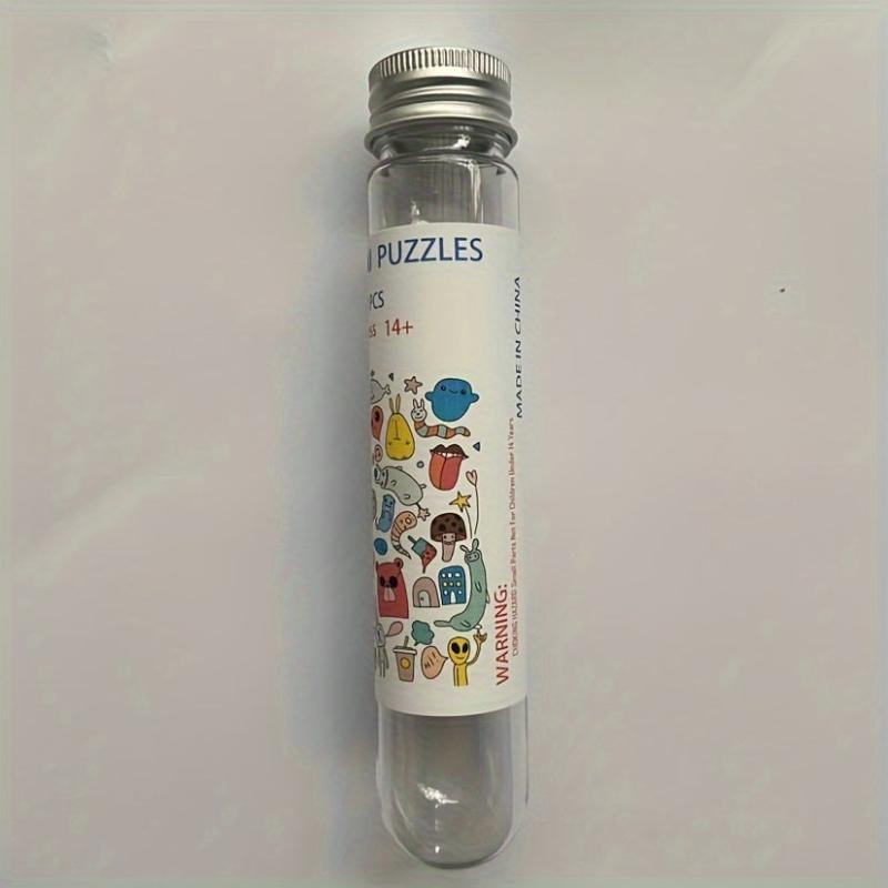 150pcs Monster Mini Test Tube Puzzle Painting Jigsaw Decompress Toys