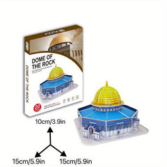 3D Puzzle Landmarks Tower Bridge Burj Al Arab Holland Windmill Dome of the Rock