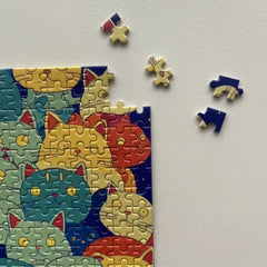 Cat 150Pcs Mini Test Tube Puzzle Painting Jigsaw Decompress Toys