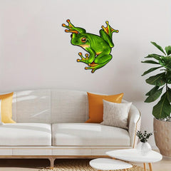 Wooden Animal Puzzle Game Frog Pattern Wall Hanging Educational Toy