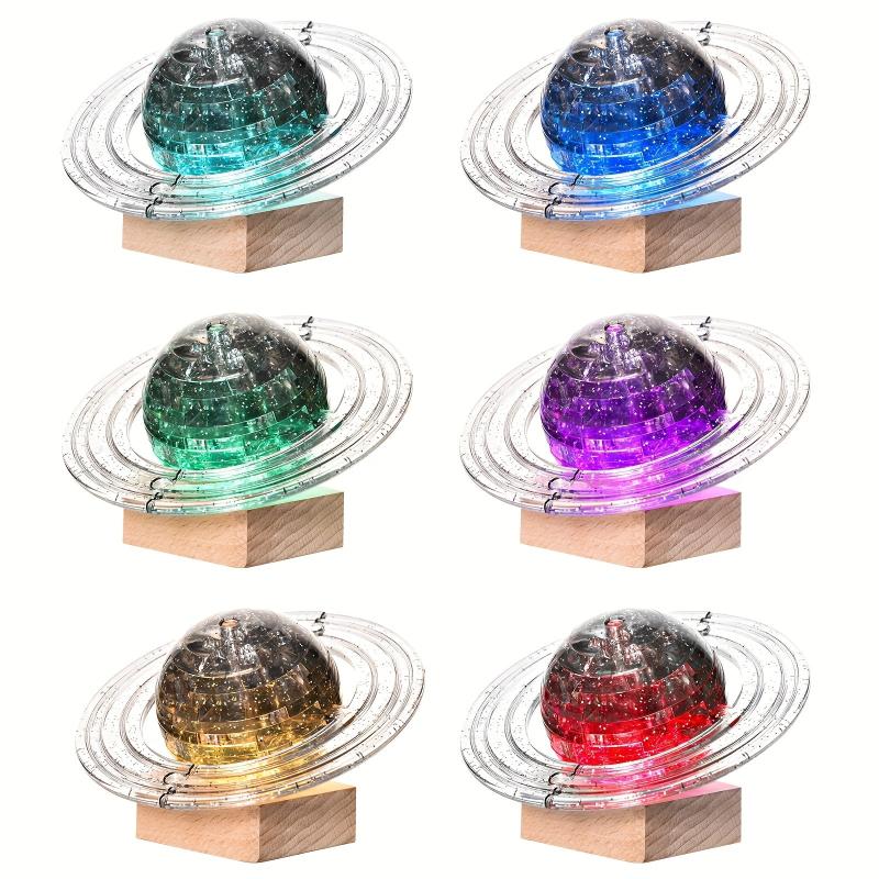 Gray Saturn 3D Puzzle Toy for Kids