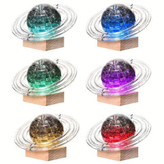 Gray Saturn 3D Puzzle Toy for Kids